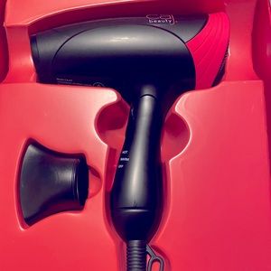 CAJ Beauty volumizing travel hair dryer